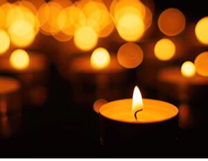 Une flamme vacillante